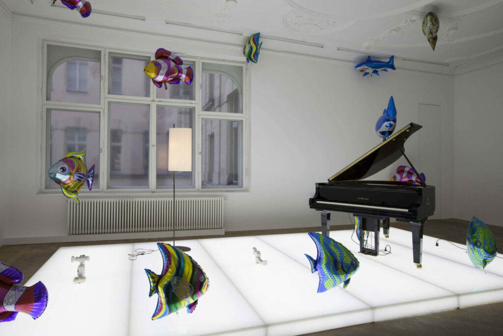 Philippe Parreno, Quasi Objects: Marquee (cluster). Disklavier Piano. My Room is a Fish Bowl